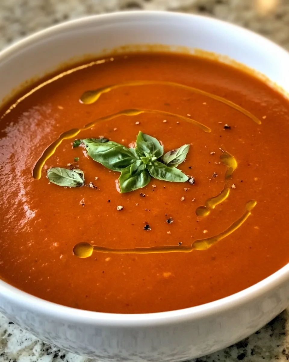 Best Homemade Tomato Soup Recipe