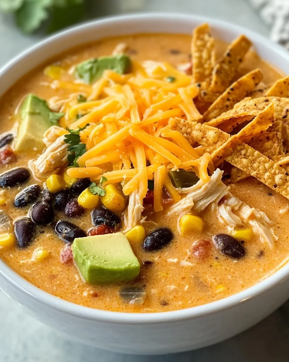 Creamy Chicken Tortilla Soup 21 Creamy