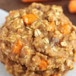Healthy Carrot Cake Oatmeal Cookies