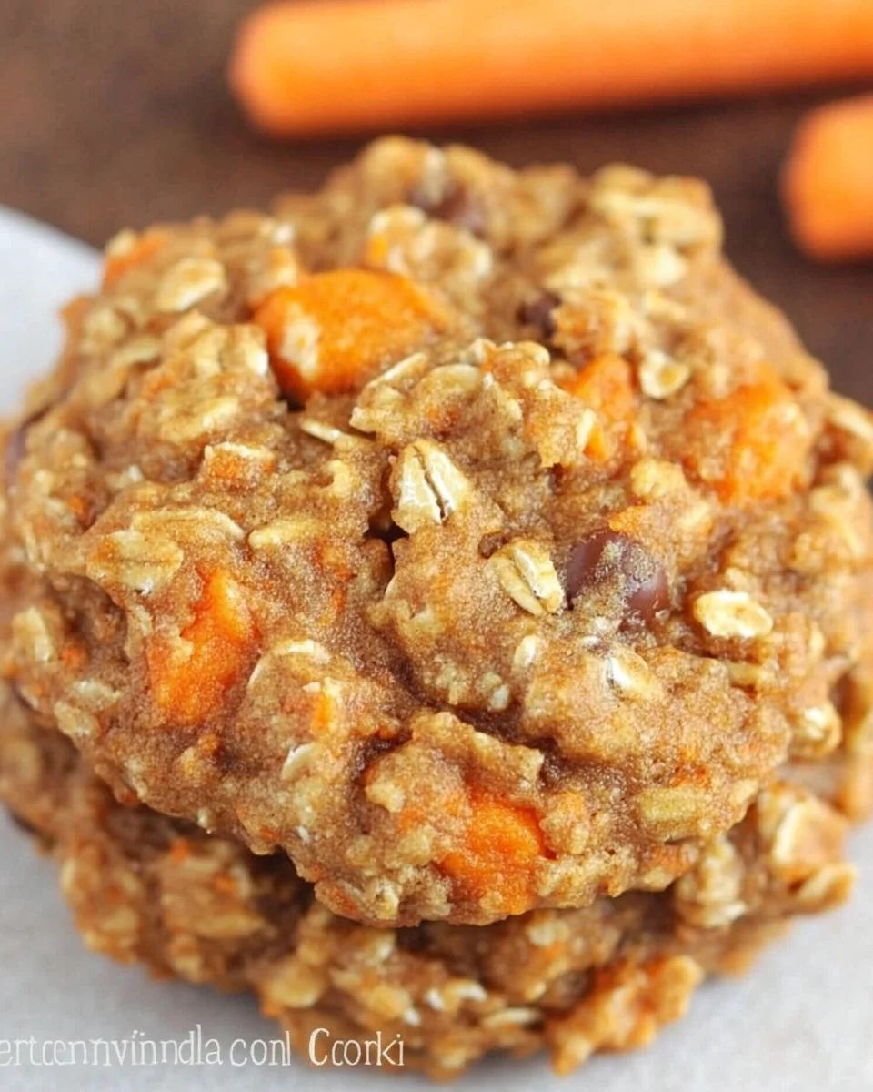 Home 23 Healthy Carrot Cake Oatmeal Cookies