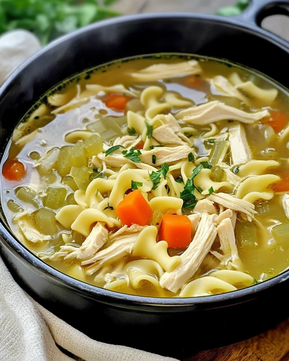 Homemade Chicken Noodle Soup