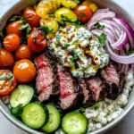 Mediterranean Steak Bowl Recipe