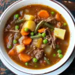 My Mom's Old-Fashioned Vegetable Beef Soup