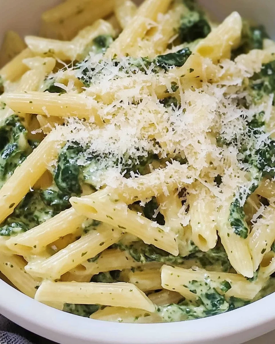 Pasta with Spinach Sauce 21 Pasta